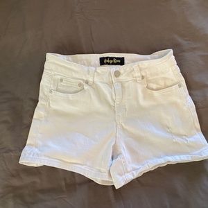 Indigo Rein White Jean Shorts Size 9